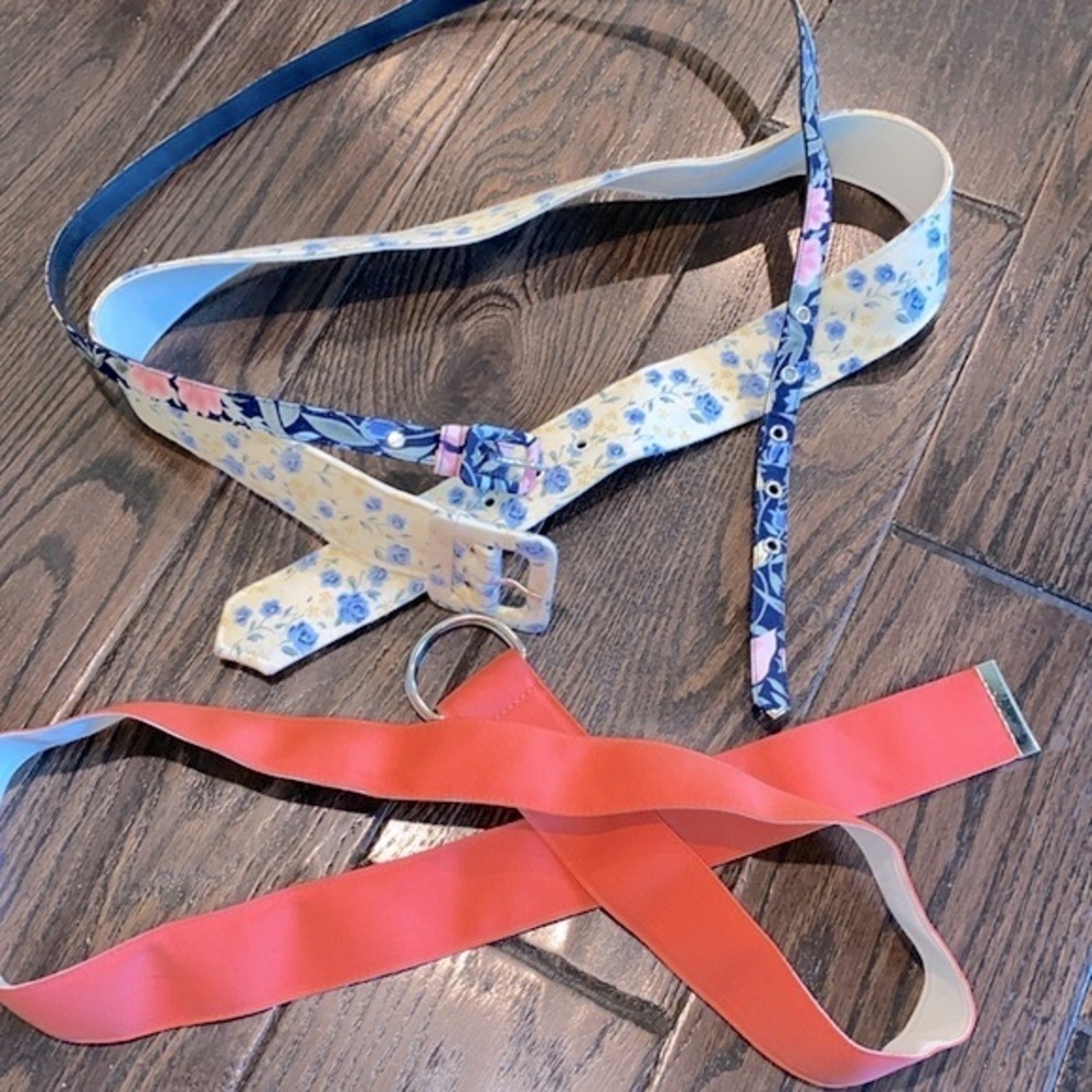 Set of 3 medium/large vintage belts